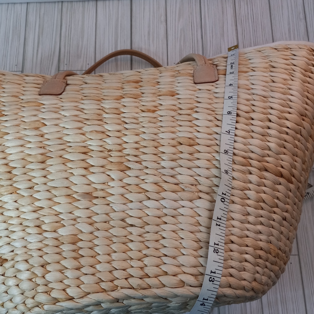 India Hicks Riviera Basket Rapeseed Bag - Picture 12 of 16